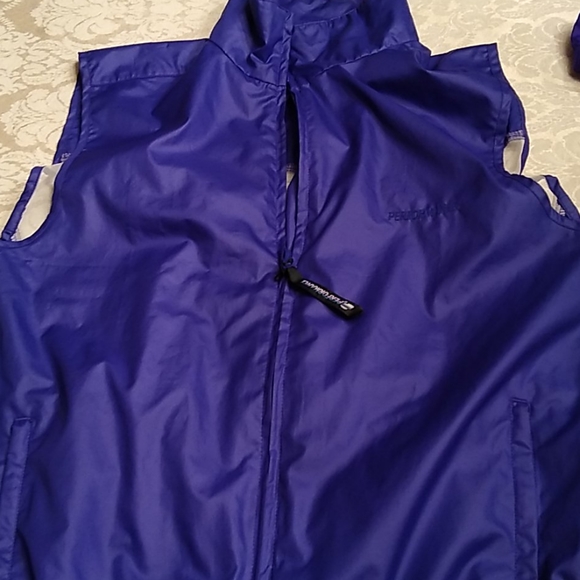 performance Other - Blue Or Purple sleeveless Performance running vest, jacket, large